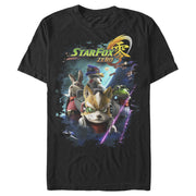 Men's Nintendo Star Fox Zero Cockpit Crew  Adult T-Shirt