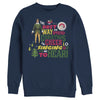 Men's Elf Christmas Cheer Loud Singing  Adult Sweatshirt