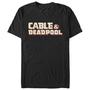 Men's Marvel Cable & Deadpool Logo  Adult T-Shirt