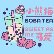 Men's Turning Red Boba Tea Sweet as Me  Adult T-Shirt