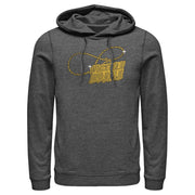 Men's Fortnite Victory Royale Gold Chain  Adult Pull Over Hoodie