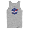 Men's NASA American Flag Large Stars Logo  Adult Tank Top