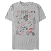 Men's Cruella Rebel Icons  Adult T-Shirt