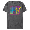 Men's MTV Stripe Logo  Adult T-Shirt