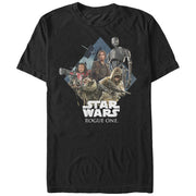 Men's Star Wars Rogue One Rebel Cube  Adult T-Shirt