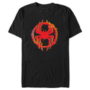 Men's Spider-Man: Across the Spider-Verse Glitch Spider Icon  Adult T-Shirt