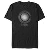 Men's Zack Snyder Justice League Cyborg Silver Logo  Adult T-Shirt