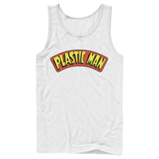 Men's Justice League Plastic Man Logo  Adult Tank Top