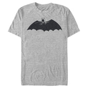 Men's Batman Caped Crusader Silhouette  Adult T-Shirt