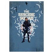 Men's The Suicide Squad Captain Boomerang Poster  Adult T-Shirt