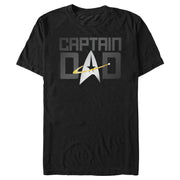 Men's Star Trek: The Next Generation Captain Dad  Adult T-Shirt