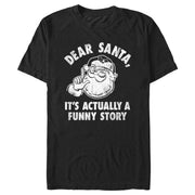 Men's Lost Gods It's a Funny Story  Adult T-Shirt