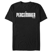 Men's Peacemaker White Classic Logo  Adult T-Shirt