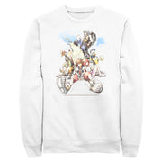 Men's Kingdom Hearts Final Mix Box Art  Adult Sweatshirt