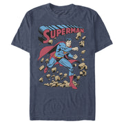 Men's Superman Hero Break Barriers  Adult T-Shirt