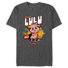 Men's DC League of Super-Pets Rule the World Lulu Badge  Adult T-Shirt