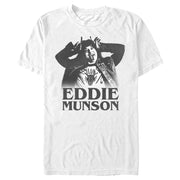 Men's Stranger Things Crazy Eddie  Adult T-Shirt