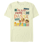 Men's Luca I'm Just Here for the Pasta  Adult T-Shirt