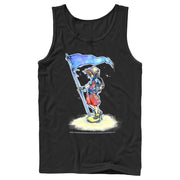 Men's Kingdom Hearts 1 Flags of the Kingdom  Adult Tank Top