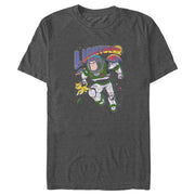 Men's Lightyear Buzz and Sox Protecting The Galaxy  Adult T-Shirt