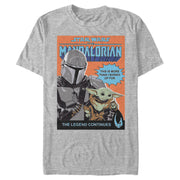 Men's Star Wars: The Mandalorian The Legend Continues  Adult T-Shirt