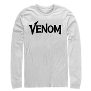 Men's Marvel Venom Film Bold Logo  Adult Long Sleeve Shirt