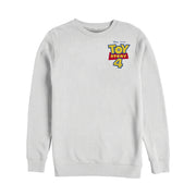 Men's Toy Story Bold Logo Badge  Adult Sweatshirt