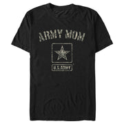 Men's US Army Camo Army Mom  Adult T-Shirt