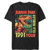 Men's Jurassic Park Isla Nublar 1993 Tour, Featuring Velociraptor  Adult T-Shirt