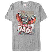 Men's Marvel Falcon Number One Dad  Adult T-Shirt