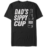 Men's Lost Gods Dad's Sippy Cup Beer  Adult T-Shirt