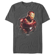 Men's Marvel Avengers: Endgame Iron Man Portrait  Adult T-Shirt