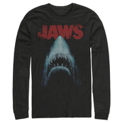 Men's Jaws Classic Poster  Adult Long Sleeve Shirt