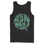 Men's NASA Pluto Was A Planet  Adult Tank Top