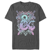 Men's Dungeons & Dragons Pastel Rainbow Logo  Adult T-Shirt