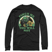 Men's Star Wars Do Not Pinch Yoda  Adult Long Sleeve Shirt