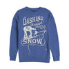 Men's Star Wars Christmas AT-AT Dashing Snow  Adult Sweatshirt