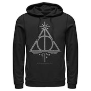 Men's Harry Potter Deathly Hallows Symbol  Adult Pull Over Hoodie