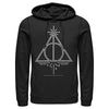 Men's Harry Potter Deathly Hallows Symbol  Adult Pull Over Hoodie