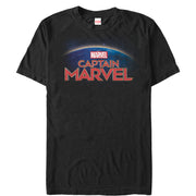 Men's Marvel Captain Marvel Horizon Logo  Adult T-Shirt