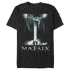 Men's The Matrix Cityscape Poster  Adult T-Shirt