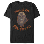 Men's Star Wars Halloween This is My Chewie Costume  Adult T-Shirt