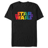 Men's Star Wars Pride Rainbow Classic Logo  Adult T-Shirt