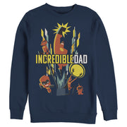 Men's The Incredibles 2 Modern Incredible Dad  Adult Sweatshirt