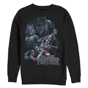 Men's Marvel Black Panther 2018 Character View  Adult Sweatshirt