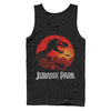 Men's Jurassic Park Skeleton Desert Logo  Adult Tank Top