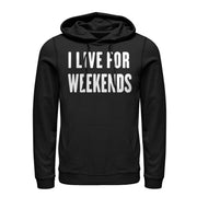 Women's CHIN UP Live for Weekends  Adult Pull Over Hoodie