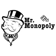 Men's Monopoly Mr. Monopoly  Adult T-Shirt