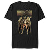 Men's Black Adam Golden Hawk  Adult T-Shirt