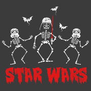 Men's Star Wars Halloween Vader Skeletons  Adult Pull Over Hoodie